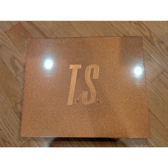Taylor Swift Size  XL 2X Cardigan The Life Of A Showgirl  CD Box Set Orange New - Picture 11 of 11